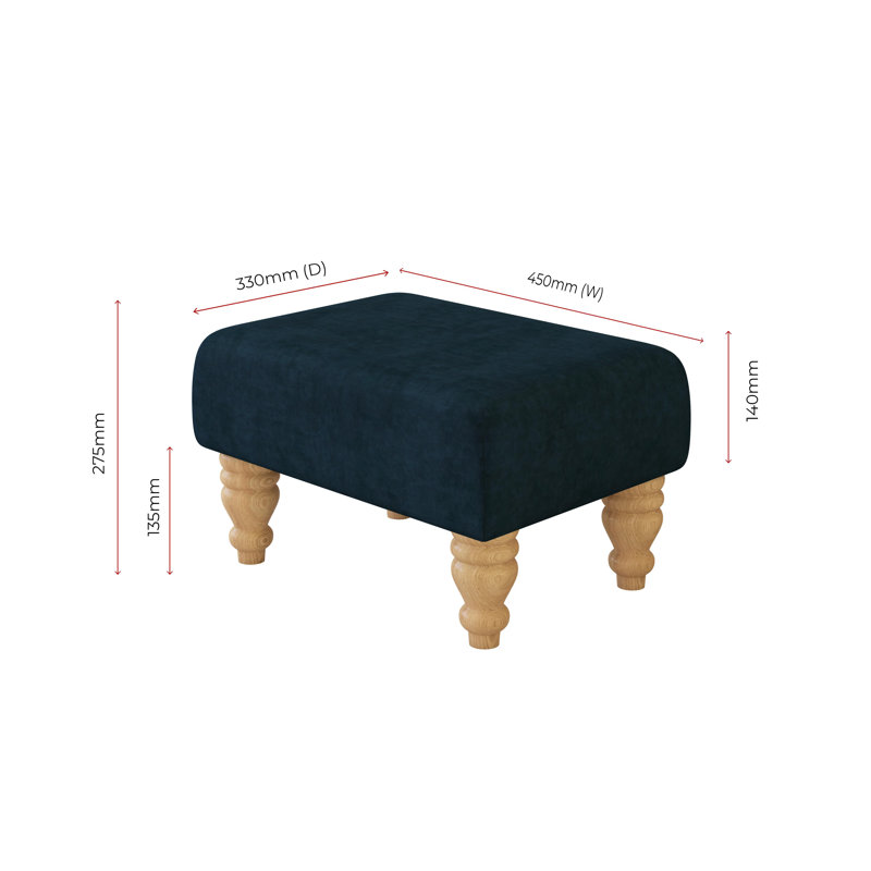 Autryville Wood Turned Leg, Natural, Velvet, Indigo Dark Blue