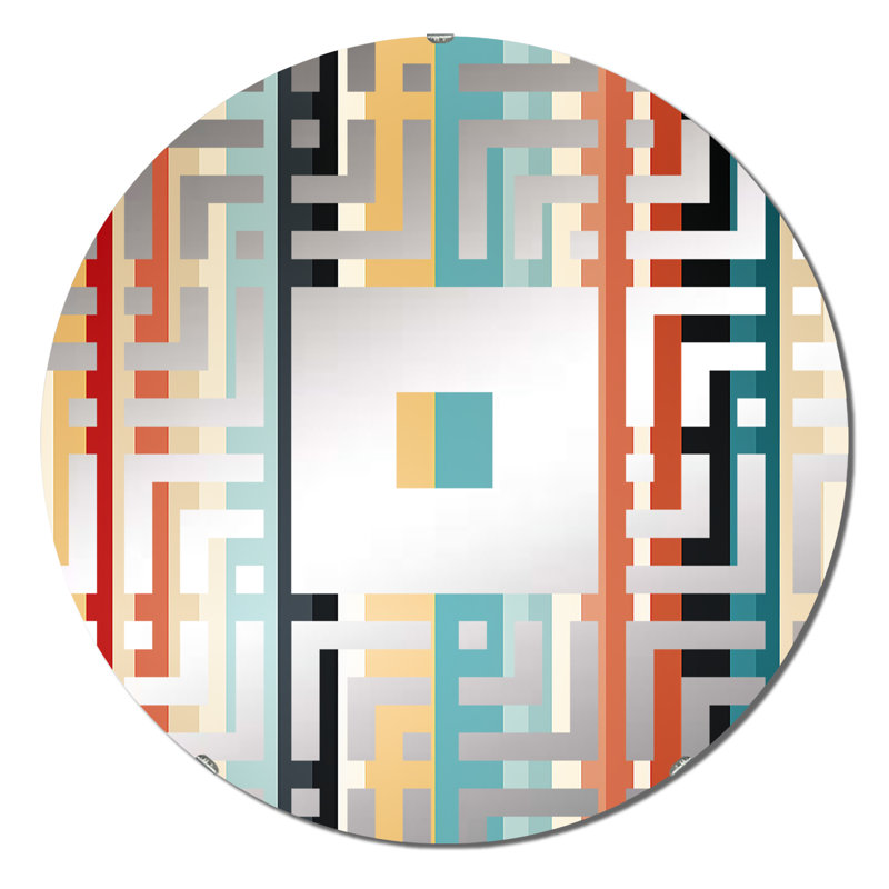 Laurentius - Miroir mural carré, 31,4 po x 31,4 po