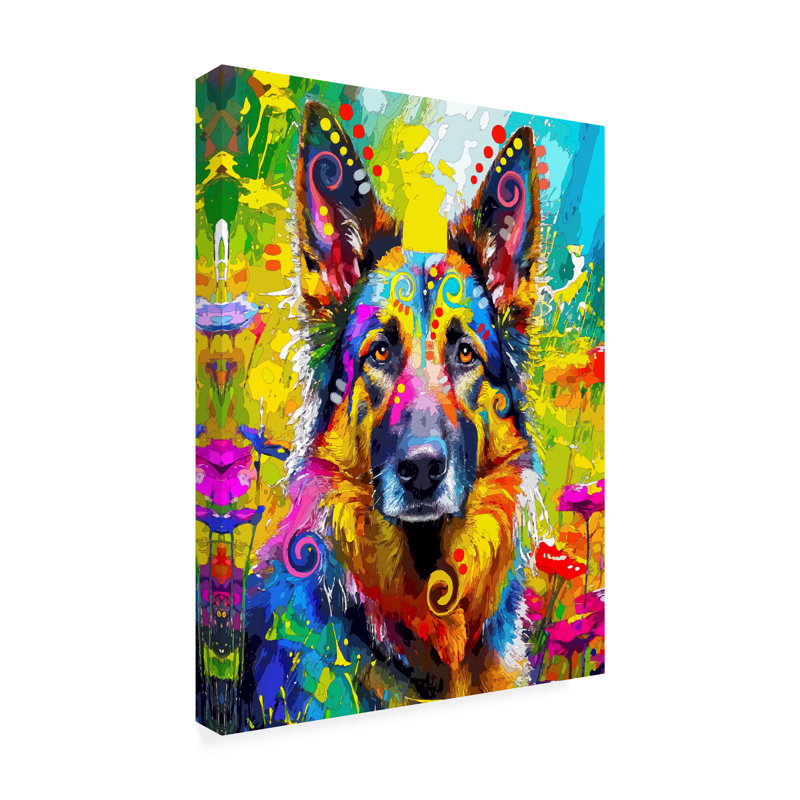 Art sur toile «Bachel Dean Dean» par Bachelo, H 47 po x l 35 po