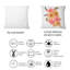 Bouquet d'automne de fleurs et de feuilles d'automne - Coussin décoratif imprimé traditionnel-42276996