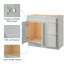Armoire de salle de bain classique et élégante avec rangement polyvalent et fonctionnalité supérieure-102402441