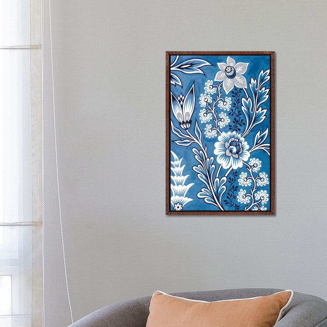 Floral Tapestry Study by Stellar Design Studio - Floater Frame Gallery-Wrapped Canvas Giclée on Canvas