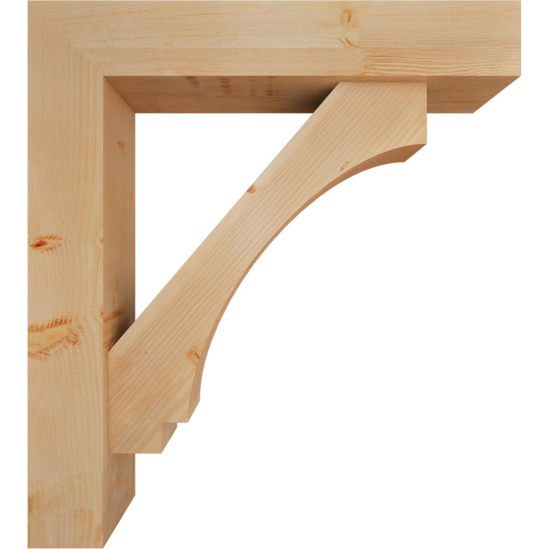 Support de bloc impérial avec entretoise décalée, 40 x 36, Sapin Douglas de l 7 1/2 (lisse)