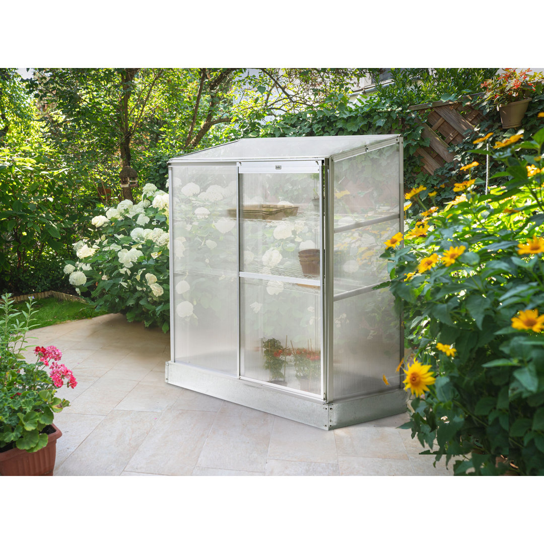 Balcony Greenhouse LECCE Silver 59 cm