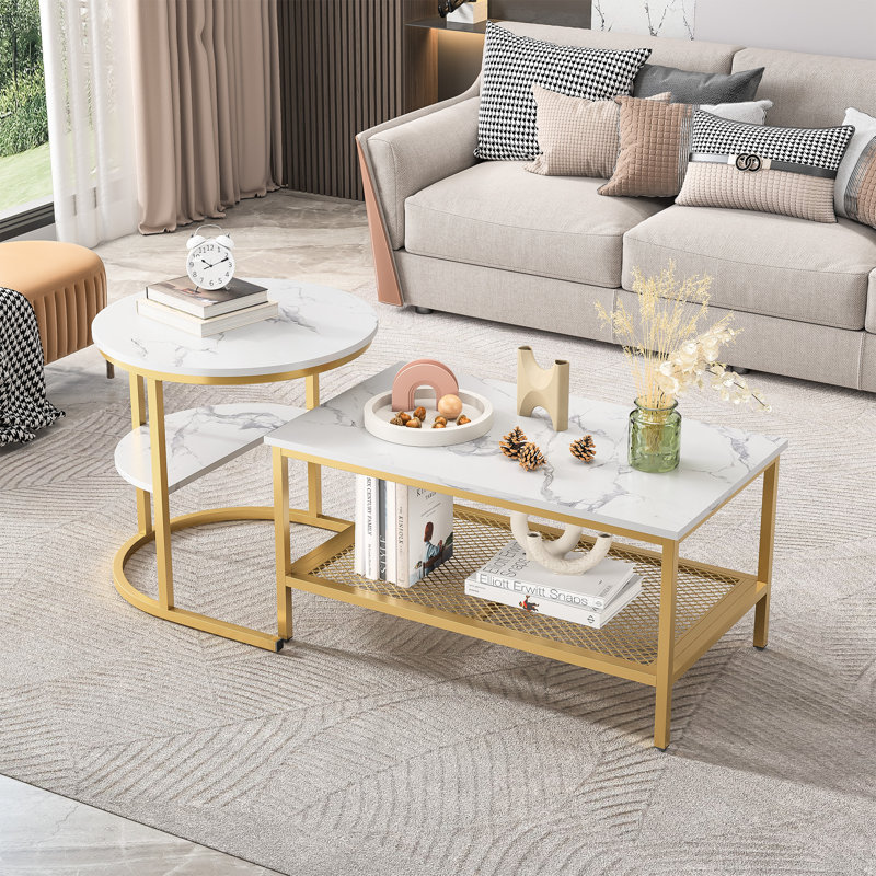 Coffee Table, Gold