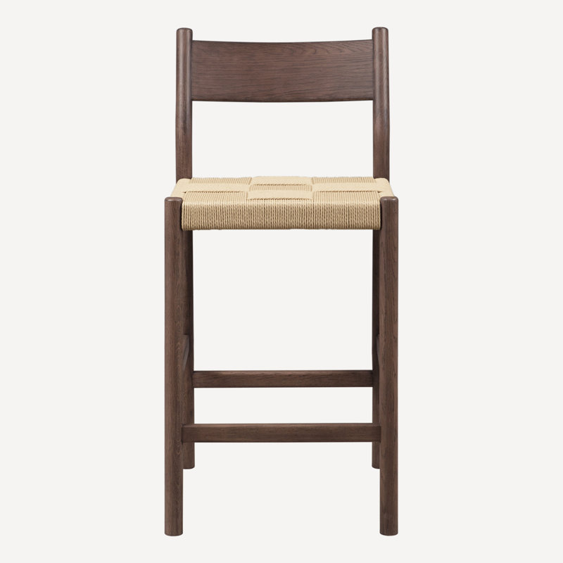 Tabouret de comptoir Enna, Noyer