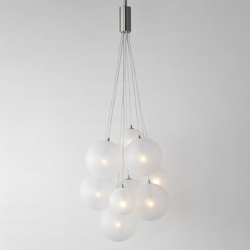Luminaire suspendu Celica, Nickel satiné