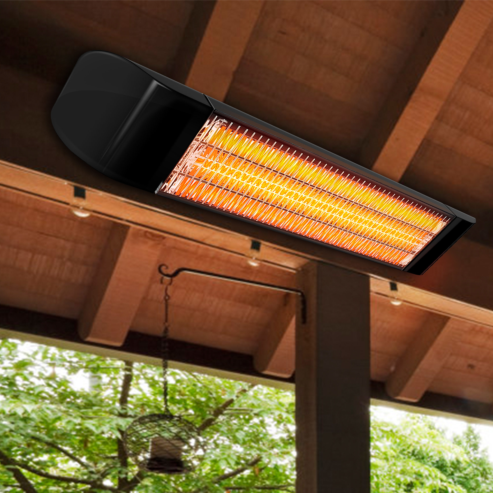 Poloma Electric Standing Patio Heater & Reviews | Wayfair