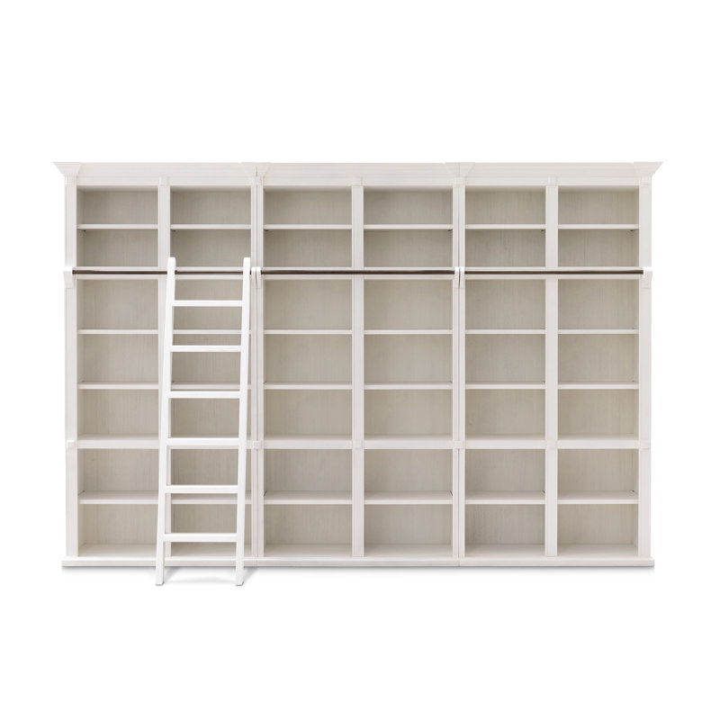 Beacon Hill Wall Unit, Driftwood, Whitewash