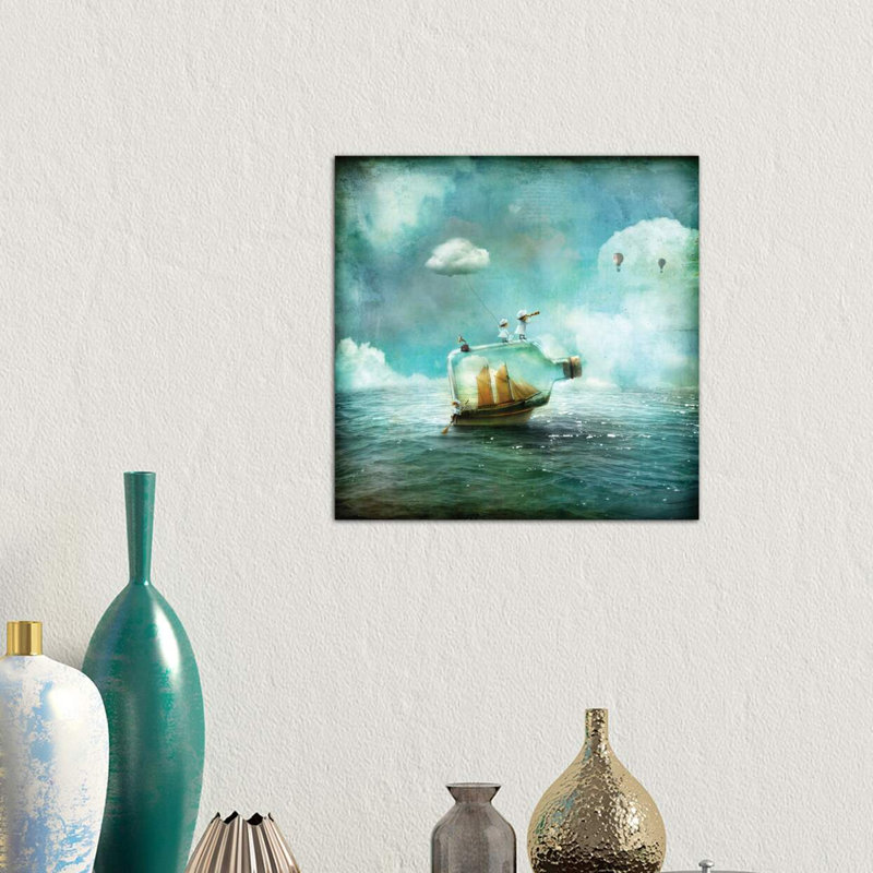 Juni by Alexander Jansson - Wrapped Canvas Painting, 45.72 cm H x 45.72 cm W x 3.175 cm D