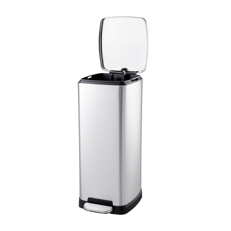 Emiline Stainless Steel Step On Tilt Out Trash Can - 30L