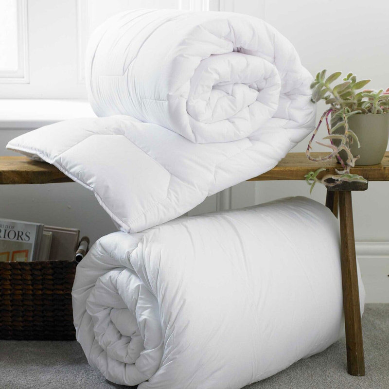 Hollowfiber Anti Allergic 4.5 Summer All Year Round Light Weight Tog Duvet, Single