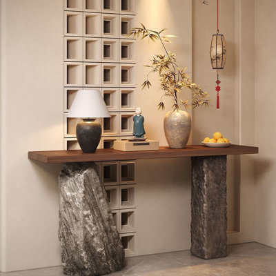 American-style modern simple console table
