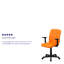 Chaise de bureau pivotante en vinyle Bonavant-100667720-100667724