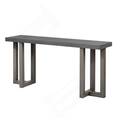Geometric Design Console Table with Solid Pine Legs,Suitable for Entryway, Hallway, Living Room, Bedroom