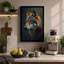 Wolf in Gold Light Rustic - Wrapped Canvas-86454579-86454578