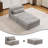 Single Seater and 1 Ottoman (Dark Gray)
