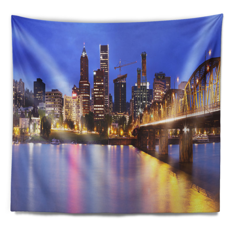 Polyester Tapestry, 78" H x 92" W