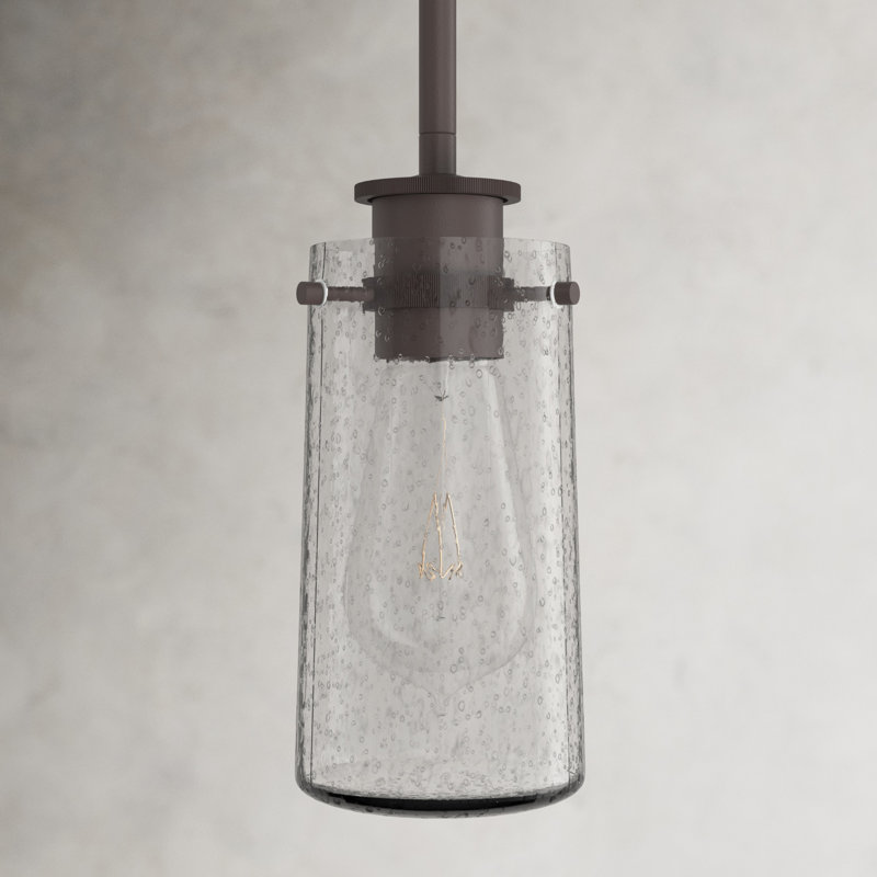 Luminaire suspendu cylindrique simple à 1 lumière Elephus