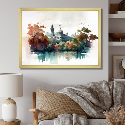 «Brown in Green Munich In Golden Splendor II», reproduction d'art sur toile