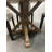 Round Solid Wood Top Maez Dining Table in Seadrift
