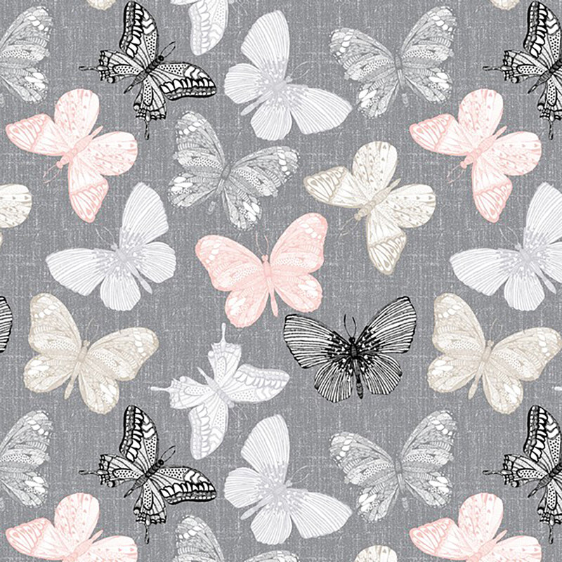 16" x 16" Outdoor Throw Pillow (Set of 2), Butterfly Flutter