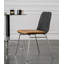 Chaise rembourrée en cuir Modern Modern-1206226467