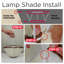 Lampe de table moderne en bois, avec pétale unique - lampe de table en forme de lin pour le salon de la chambre à coucher, utilisez une ampoule E26 (ampoule non incluse)