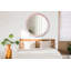 Huldar Glass Flat Wall Mirror