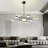 Modern Led Industria Chandeliers Round Pendant Light Farmhouse Sputnik Chandelier Mid Century Ceiling Light Fixtures For Dining Room Bedroom Living Room Kitchen Hallway Foyer（1 Pack）-1223906276-1237147367