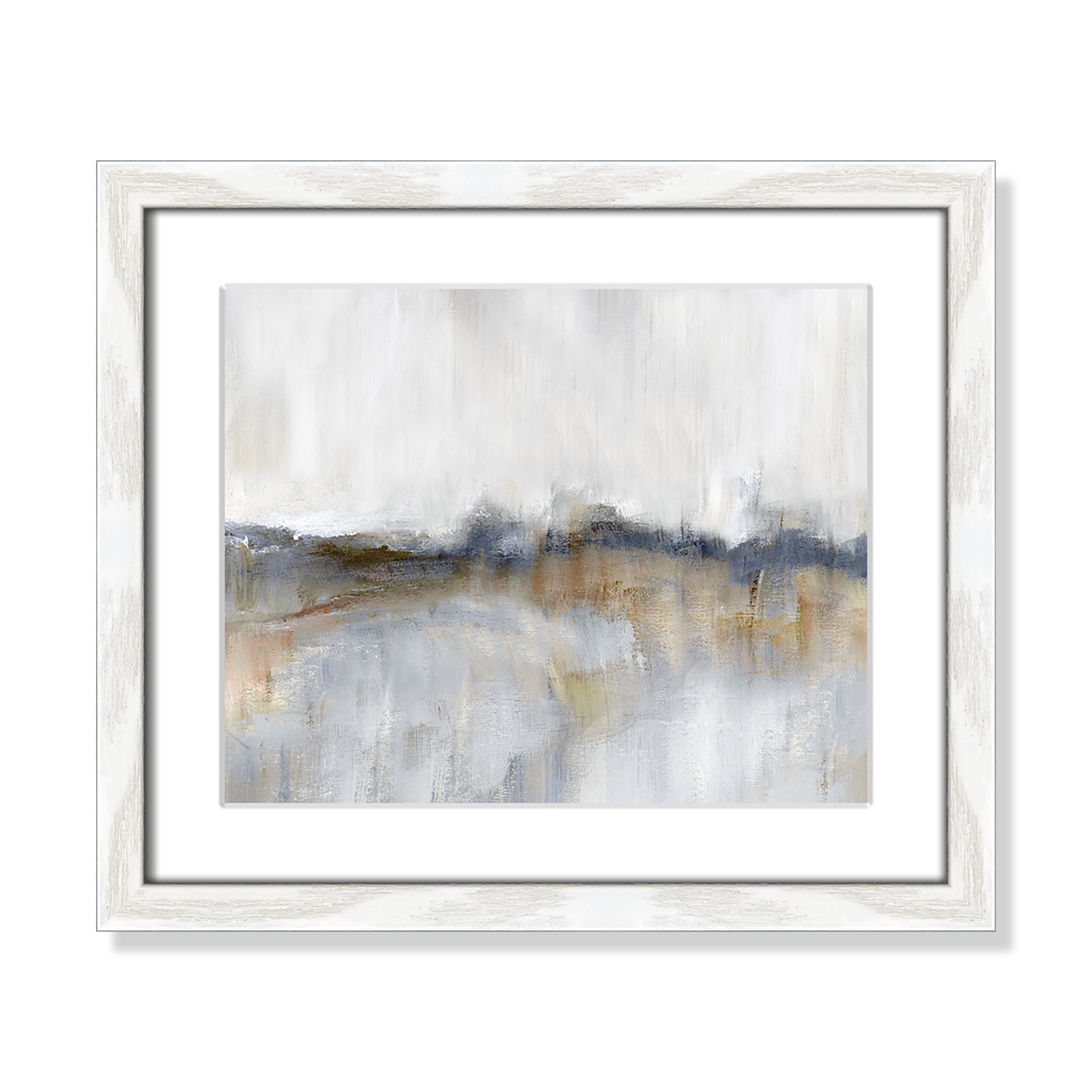 Casa Fine Arts Autumnal Tide Print, 13" H x 15" W x 0.75" D, White Framed