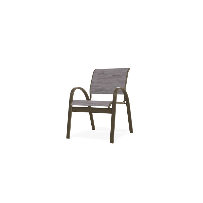Chaise de café Aruba II, Bois de plage, Fossile