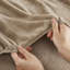 Drap simple taupe - 100% pour un espace de sommeil confortable, brossé des deux côtés, livré avec un drap plat, des draps-housses et une taie d'oreiller, des matelas élastiques de 16 po, 3 pièces lavables à la machine dans un ton doux