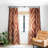 Arbaj Becky Bailey Rattan in Rust 1pc Blackout Window Curtain Panel-1890374673