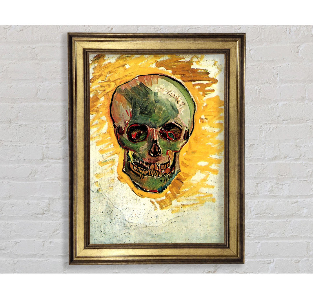 Van Gogh Totenkopf - Einzelner Bilderrahmen Kunstdrucke