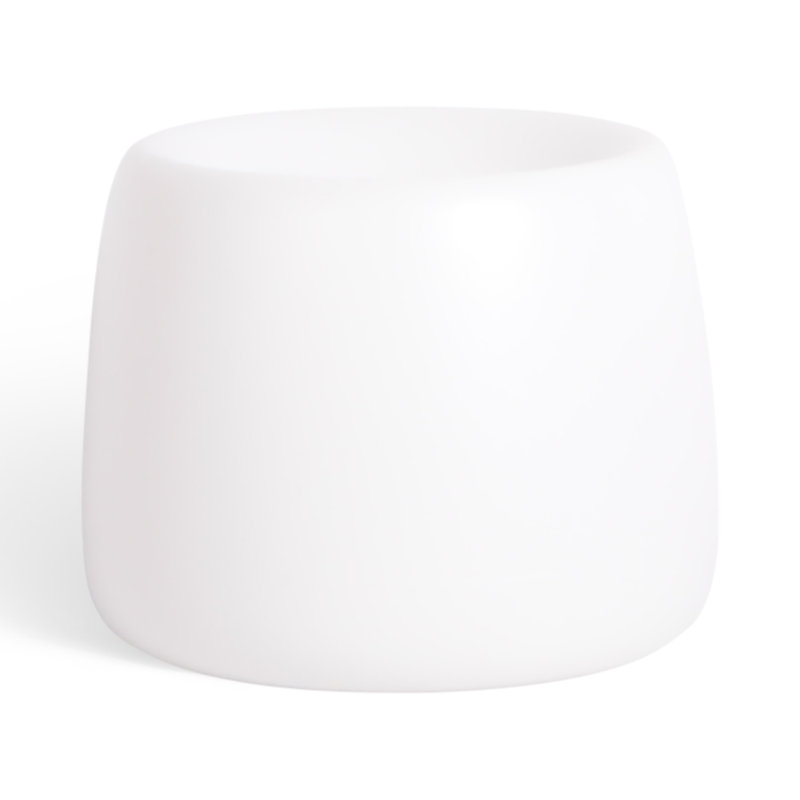 Organic Resin Pot Planter, 10.5" H x 13.75" W x 13.75" D