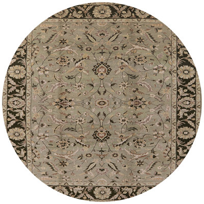 Tapis oriental vert / beige Lippi