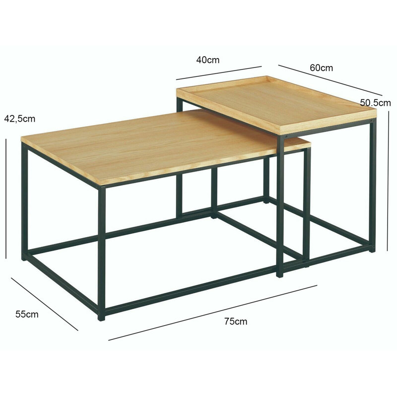 Mccarron 2 - Piece Living Room Table Set