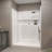 60 in. x 32 in. 4-Piece Direct-to-Stud Alcove Shower Wall Kit in White