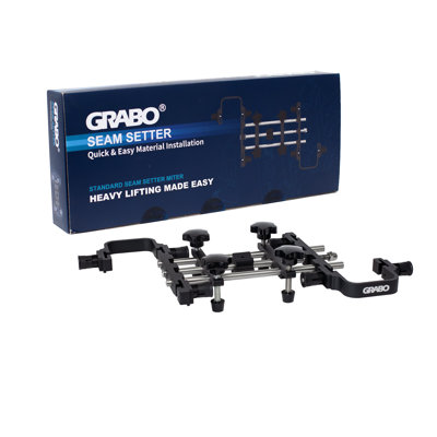 GRABO Seam Setter V2 Stainless Countertop Jig for Vacuum Lifters, Flush Stone Seam Leveling