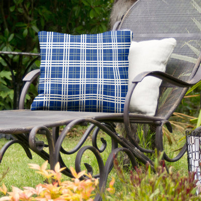 Housse et insert de coussin carré d'extérieur R-St Louis Football