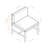 Acacia Outdoor Armless Lounge Chair-464125784-440730179