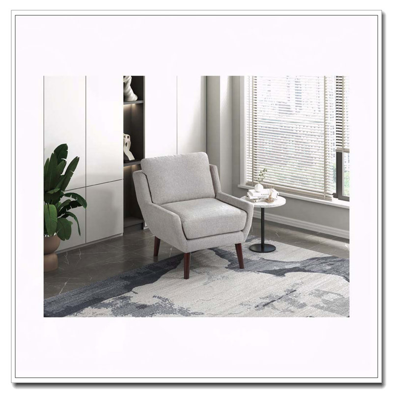 Mobilier de salle à manger en chenille 1pc gris, Gris