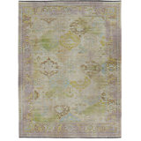 Laurel Mersin Machine Woven Polyester Area Rug in Purple