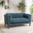 Tissu bleu
