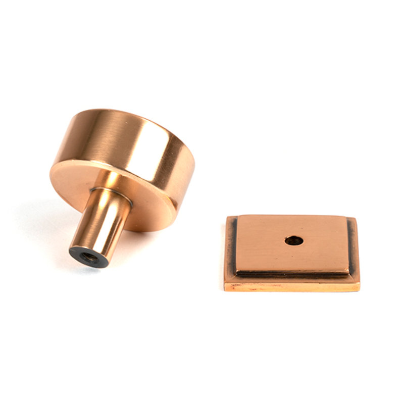 320mm Square Knob, Polished Bronze