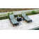 Thornaby Outdoor Wicker Chaise Lounge Set with Table , Cushion Included