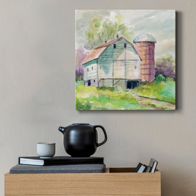 Printemps Silo - reproduction sur toile tendue