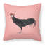 Coussin décoratif extérieur carré à contrôle de poulet éclectique-48710543-23813387