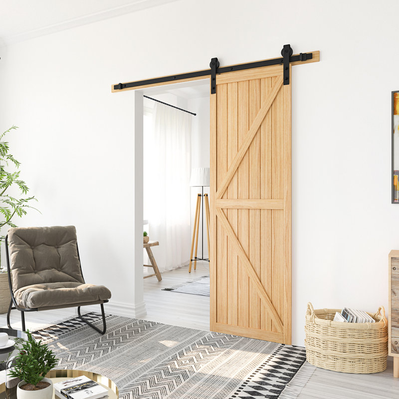 Ensemble de quincaillerie de porte de grange simple standard, 60 po